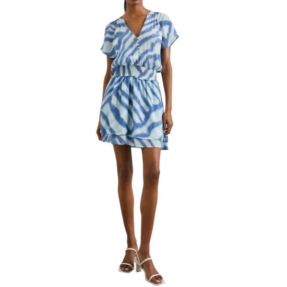 Rails Karla Watercolor Stripes Mini Dress - Picture 2 of 13